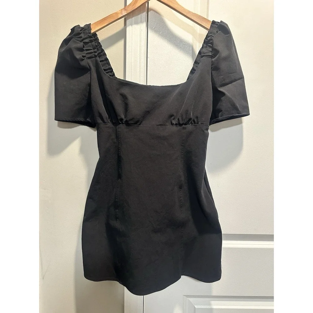 Free People Mini Black Dress Size 10‎